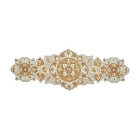 This spectacular Burmese wood runner will add sparkle and elegance to your table. Rich details including glass beading and embroidery elevate the décor of any dinner party or special event. This spectacular Burmese wood runner will add sparkle and elegance to your table. Rich details including glass beading and embroidery elevate the décor of any dinner party or special event.