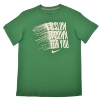 NIKE Boys' I'll Slow It Down for You Graphic Shirt Green-Medium NIKE Boys' I'll Slow It Down for You Graphic Shirt Green-Medium