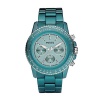 Fossil CH2706 Women's Stella Teal Aluminum Chronograph Watch