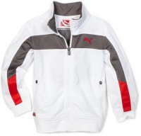 Puma - Kids Boys 8-20 Pieced Jacket, White, Large Puma - Kids Boys 8-20 Pieced Jacket, White, Large