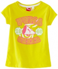 Puma - Kids Girls 7-16 Puma Sports Tee, Yellow, X-Large Puma - Kids Girls 7-16 Puma Sports Tee, Yellow, X-Large