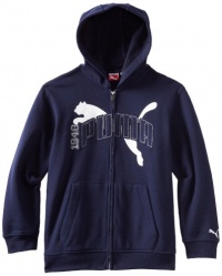 PUMA Boy's Originals Hoodie, Blue, S (8) PUMA Boy's Originals Hoodie, Blue, S (8)