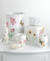 Bring the brightness of spring every day to your bathroom with this soap and lotion dispenser. Flowers and butterflies dance along a white ground in this pattern inspired by the acclaimed dinnerware.