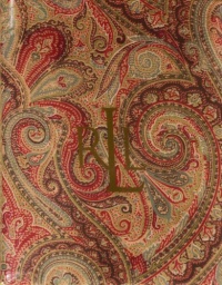 Lauren Ralph Lauren Tablecloth - 70 Fenton Paisley Round Rust Lauren Ralph Lauren Tablecloth - 70 Fenton Paisley Round Rust