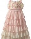 Biscotti Girls 7-16 Blushing Rose Strappy Dress, Blush, 12