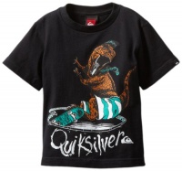 Quiksilver Boys 2-7 Dino Sk8 Kids Tee, Black, 6/Medium Quiksilver Boys 2-7 Dino Sk8 Kids Tee, Black, 6/Medium