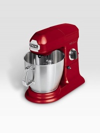 With 1000 watts of power, this professional-grade stand mixers provides enough brawn to knead any dough into submission. But it has a tender side, with a range of settings delicate enough for even the most sensitive meringue.