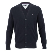Tommy Hilfiger Boys (age 9-16) V-Neck Cardigan Navy Age 12 Tommy Hilfiger Boys (age 9-16) V-Neck Cardigan Navy Age 12