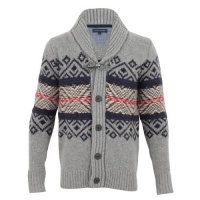 Tommy Hilfiger Boys (age 9-16) Cadman Shawl Cardigan Grey Age 12 Tommy Hilfiger Boys (age 9-16) Cadman Shawl Cardigan Grey Age 12