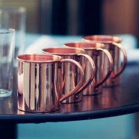 24oz Set of 4, Solid Copper Moscow Mule Mug by Paykoc (12080x4)