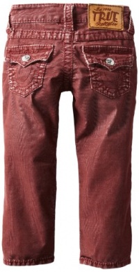 True Religion Boys 2-7 'Jack' Slim Big T Pant, Lite Burgundy, 4 True Religion Boys 2-7 'Jack' Slim Big T Pant, Lite Burgundy, 4