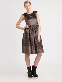 Cocktail-ready heirloom of soft velvet features a geometric waistline and an eyelet embroidered skirt. RoundneckCap sleevesEyelet embroidered skirtBack zipperAbout 25 from natural waist53% cotton/47% rayonDry cleanImportedModel shown is 5'10 (177cm) wearing US size 2. Cocktail-ready heirloom of soft velvet features a geometric waistline and an eyelet embroidered skirt. RoundneckCap sleevesEyelet embroidered skirtBack zipperAbout 25 from natural waist53% cotton/47% rayonDry cleanImportedModel shown is 5'10 (177cm) wearing US size 2.