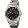 Gucci Men's YA126201 G-Timeless Black Dial Stainless-Steel Bracelet Watch