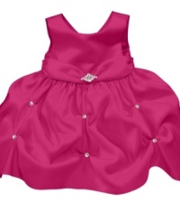 She'll look like a little princess in this beautiful and elegant black and white baby dress from Nannette. She'll look like a little princess in this beautiful and elegant black and white baby dress from Nannette.