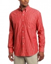 IZOD Men's Long Sleeve Stripe Button Down