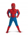 Child Marvel Deluxe Muscle Ches!t Spiderman Costume - Official Marvel Trademark Costume