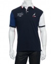 Nautica Men's Sailin Club Short Sleeve Polo Shirt