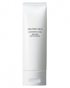 Shiseido Men Cleansing Foam. A highly effective daily-use face cleanser that removes dirt and excess oil while respecting vital moisture. Leaves skin exceptionally fresh without feeling tight or dry. Recommended for all skin types. Use morning and night.