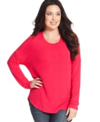 Seven7 Jeans' long sleeve plus size top is a perfect addition to your weekend wardrobe. Seven7 Jeans' long sleeve plus size top is a perfect addition to your weekend wardrobe.