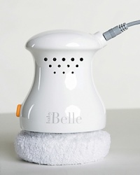 BelleCore bodybuffers introduce babyBelle™. babyBelle™ is a breakthrough beauty/wellness device designed to provide on-the-go maintenance for controlling the appearance of cellulite and providing instant deep soft tissue massage for sore aching muscles, and, although smaller than the original HoneyBelle®, its strong enough to do the job! babyBelle™s orbital random oscillation acts as an effective exfoliator for the body. Its strong vibrations can penetrate the deep soft tissues, small and large muscle groups, enhance blood and lymphatic flow and thereby help dissipate metabolic waste products. For best results babyBelle™ before and after workout routines on a relaxed muscle: Different positions will allow you to relax the individual muscle groups targeted, such as the buttocks-gluteal muscles, thighs-quadriceps and hamstrings, calf-gastrocnemius and soleus and arm-triceps and biceps.br>babyBelle TM bodybuffer kit contains:- A babybelle TM bodybuffer- A 2 oz travel tube of Luxurious Apres Contouring Creme.2 white terry cloth bonnets- An owners manual- A drawstring travel pouch BelleCore bodybuffers introduce babyBelle™. babyBelle™ is a breakthrough beauty/wellness device designed to provide on-the-go maintenance for controlling the appearance of cellulite and providing instant deep soft tissue massage for sore aching muscles, and, although smaller than the original HoneyBelle®, its strong enough to do the job! babyBelle™s orbital random oscillation acts as an effective exfoliator for the body. Its strong vibrations can penetrate the deep soft tissues, small and large muscle groups, enhance blood and lymphatic flow and thereby help dissipate metabolic waste products. For best results babyBelle™ before and after workout routines on a relaxed muscle: Different positions will allow you to relax the individual muscle groups targeted, such as the buttocks-gluteal muscles, thighs-quadriceps and hamstrings, calf-gastrocnemius and soleus and arm-triceps and biceps.br>babyBelle TM bodybuffer kit contains:- A babybelle TM bodybuffer- A 2 oz travel tube of Luxurious Apres Contouring Creme.2 white terry cloth bonnets- An owners manual- A drawstring travel pouch
