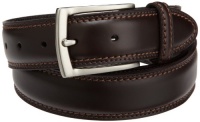 Dockers Mens 35mm Feather Edge Belt With Two-row Stitch