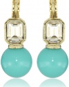 Anne Klein Sorbet Gold-Tone Crystal Drop Earrings