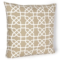 Inspired by old Indian woodblocks, this bedding collection from JR by John Robshaw features a bold, geometric pattern against a canvas of natural clay with hand-stitched trim. Inspired by old Indian woodblocks, this bedding collection from JR by John Robshaw features a bold, geometric pattern against a canvas of natural clay with hand-stitched trim.