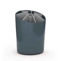 An ingenious storage system for spatulas, spoons, whisks and more, this Joseph Joseph utensil pot's angled, segmented design provides separate compartments for organized storage. The case and divider section can be separated for easy cleaning. An ingenious storage system for spatulas, spoons, whisks and more, this Joseph Joseph utensil pot's angled, segmented design provides separate compartments for organized storage. The case and divider section can be separated for easy cleaning.