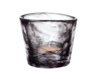 Kosta Boda Mine Votive, Black Kosta Boda Mine Votive, Black