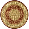 Safavieh Lyndhurst Collection LNH222B Red and Ivory Round Area Rug, 5 feet 3 inches Round (5'3 Round)