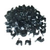 Cable-Clip Black RG6 (100 pieces per bag)