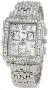 XOXO Women's XO5313 Silver-tone Bracelet With Rhinestones Accent Watch XOXO Women's XO5313 Silver-tone Bracelet With Rhinestones Accent Watch