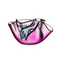 Designed by Ulrica Hydman-Vallien, this whimsical, handmade bowl features a friendly little snake peeking out from above. Designed by Ulrica Hydman-Vallien, this whimsical, handmade bowl features a friendly little snake peeking out from above.