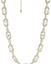 Carolee Gold Metalist Gold-Tone Crystal Stone Cast Collar Necklace