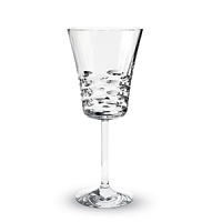 Horizontal, leaf-like cuts dance across the bowls of this captivating stemware collection from Baccarat. Horizontal, leaf-like cuts dance across the bowls of this captivating stemware collection from Baccarat.