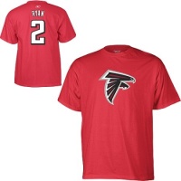 Reebok Atlanta Falcons Matt Ryan Name & Number T-Shirt Reebok Atlanta Falcons Matt Ryan Name & Number T-Shirt