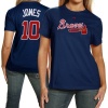 Chipper Jones Atlanta Braves Women's Name & Number Tee