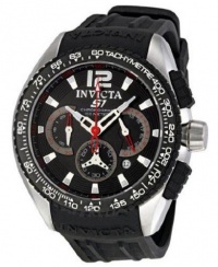 Invicta Men's 1453 S1 Racing Team Chronograph Black Dial Black Polyurethane Watch Invicta Men's 1453 S1 Racing Team Chronograph Black Dial Black Polyurethane Watch
