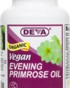 DEVA Vegan Vitamins Vegan Evening Primrose Oil  Vcaps, 90-Count Bottle