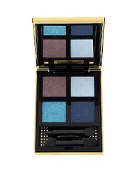Through the magic of water and a revolutionary new process, Yves Saint Laurent pushes the limits of color with Pure Chromatics, a new generation of eye shadows. Real makeup artist magic is made easy with emblematic harmonies that captivate the eyes.The Power of WaterNew water-process technology, exclusive to YSL, is the latest discovery in color for pigments more intense and dramatic than ever before! Use Wet for a Chromatic TransformationExpect the unexpected. Water enhances color pigments in Pure Chromatics. When used wet, the water activates the pigments and gives full intensity to their color. The effect is that the satiny powder transforms into a luxurious cream while pearls shine with a metallic finish. Pure Chromatics Holiday Collector is the perfect accessory for the holiday season. Limited-edition Arctic Night palette with a glamorous sequin pouch. This new shade captures the essence of sparkling winter gray snow for a smoky charcoal harmony that achieves a mysteriously enchanted look. Through the magic of water and a revolutionary new process, Yves Saint Laurent pushes the limits of color with Pure Chromatics, a new generation of eye shadows. Real makeup artist magic is made easy with emblematic harmonies that captivate the eyes.The Power of WaterNew water-process technology, exclusive to YSL, is the latest discovery in color for pigments more intense and dramatic than ever before! Use Wet for a Chromatic TransformationExpect the unexpected. Water enhances color pigments in Pure Chromatics. When used wet, the water activates the pigments and gives full intensity to their color. The effect is that the satiny powder transforms into a luxurious cream while pearls shine with a metallic finish. Pure Chromatics Holiday Collector is the perfect accessory for the holiday season. Limited-edition Arctic Night palette with a glamorous sequin pouch. This new shade captures the essence of sparkling winter gray snow for a smoky charcoal harmony that achieves a mysteriously enchanted look.