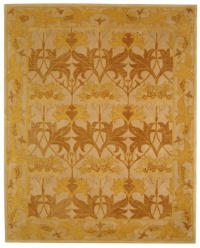 Safavieh AN541B 9-Feet by 12-Feet Anatolia Collection Handmade Hand-Spun Wool Area Rug, Ivory and Gold Safavieh AN541B 9-Feet by 12-Feet Anatolia Collection Handmade Hand-Spun Wool Area Rug, Ivory and Gold