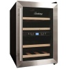 Vinotemp VT-12TEDS-2Z Dual Zone Thermoelectric Wine Cooler, 12-Bottle