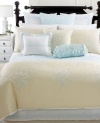 Martha Stewart Bedding, Trousseau Bouquet Collection Full/Queen Comforter - Cream