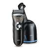 The latest Generation from Braun, the Series 3 is designed for guys who don't want to compromise. Its improved Triple Action FreeFloat™ system, increased motor speed and new SensoFoil™ technology all add up to a great, Brain-quality shave every time. Clean & Renew system automatically cleans, charges, lubricates and dries your shaver at the touch of a button.