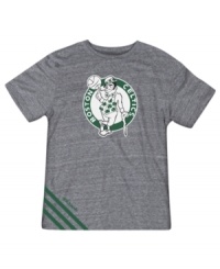 Sport your favorite team's gear with this court-ready Boston Celtics tee from adidas. Sport your favorite team's gear with this court-ready Boston Celtics tee from adidas.
