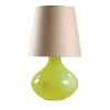 Simple and seductive, this ceramic lamp fashionably accents any room.