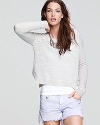 Super-soft and ultra-comfy, this lightweight Free People sweater is a must-have for effortlessly cool style. Super-soft and ultra-comfy, this lightweight Free People sweater is a must-have for effortlessly cool style.