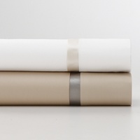 Soft and luxurious, these pillowcases are finished off with a solid stripe hem. Soft and luxurious, these pillowcases are finished off with a solid stripe hem.