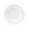 Philippe Deshoulieres Seychelles White Rim Soup Plate 9 in