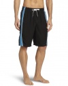 Speedo Men's Classic Plaid Splice Volley Swim Short